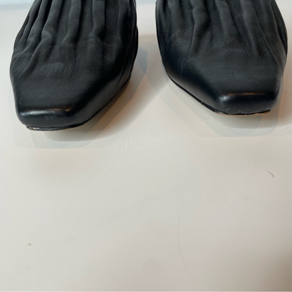 Sam Edelman Cecilia Black Leather Mules Size 7.5 - Picture 3 of 10